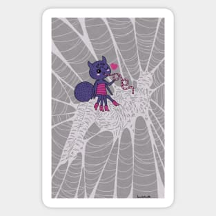 Spider Dinner Sticker